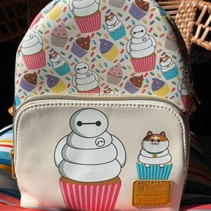 Loungefly Big Hero 6 Baymax Cupcake mini backpack